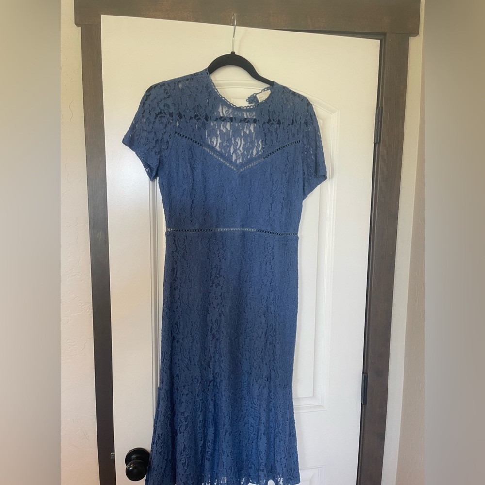 Baby blue Dee Elly Dress Lace Dress size M